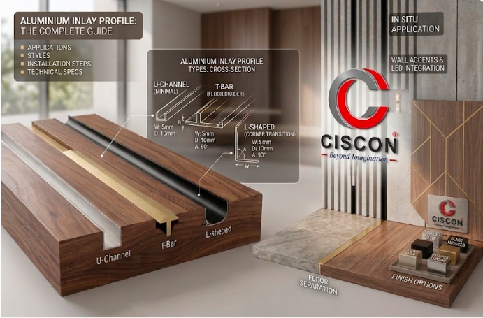 Aluminium Inlay Profile